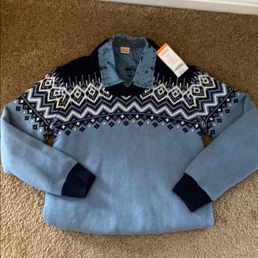 NWT Gymboree Sweater/Shirt Size L 10/12